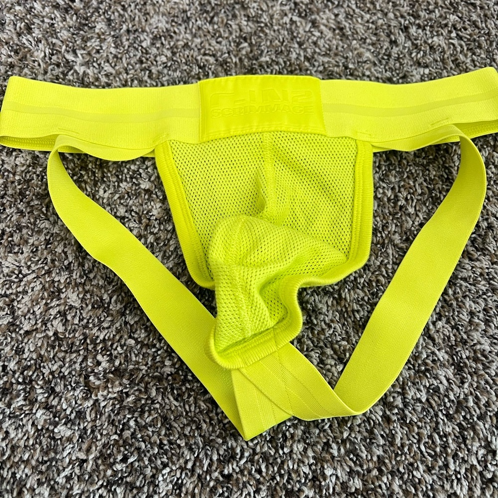 Men's Yellow Jockstrap Underwear